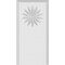 Ekena Millwork Standard Foster Flower Plinth Block With Rounded Edge, 2 1/2"W x 5"H x 1"P PBP025X050X100FOS11 - alternate 3